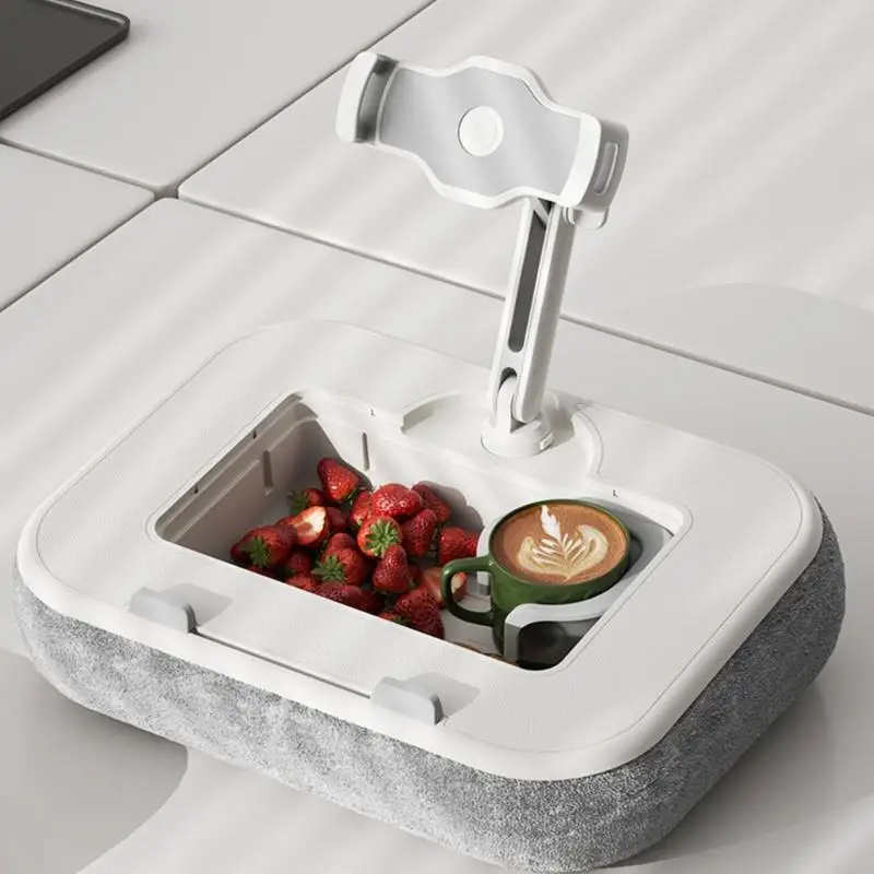 Soporte almohada ajustable para tablet y portátil con bandeja - imagen 4
