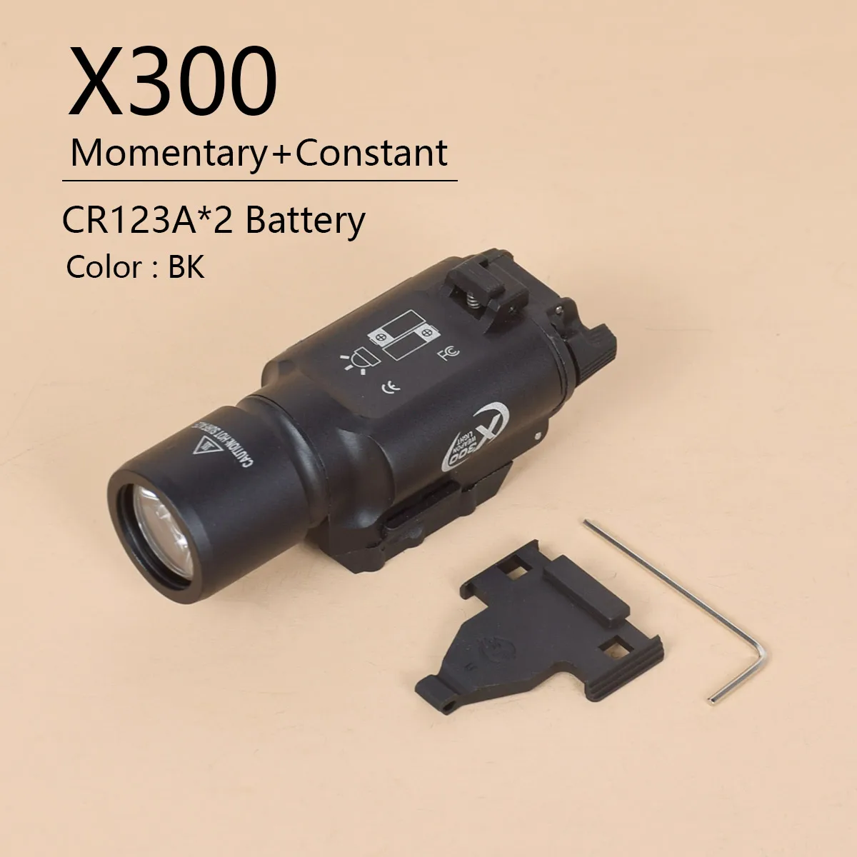 SureFire linterna táctica LED para rail Picatinny, pistola Glock - imagen 3