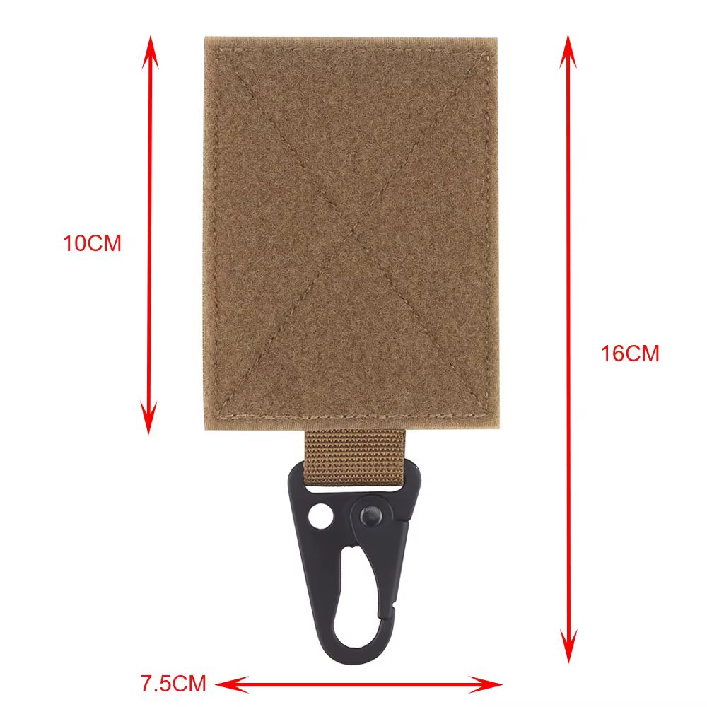 Gancho MOLLE multifunción para chaleco táctico y portador de placa