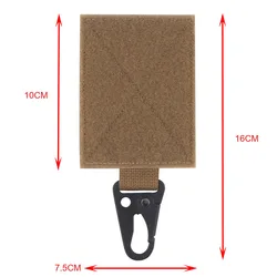 Gancho MOLLE multifunción para chaleco táctico y portador de placa
