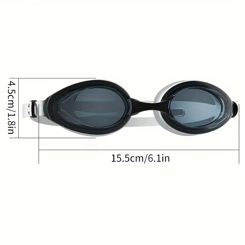 DIZETION Gafas de natación impermeables antiempañamiento UV unisex - imagen 3