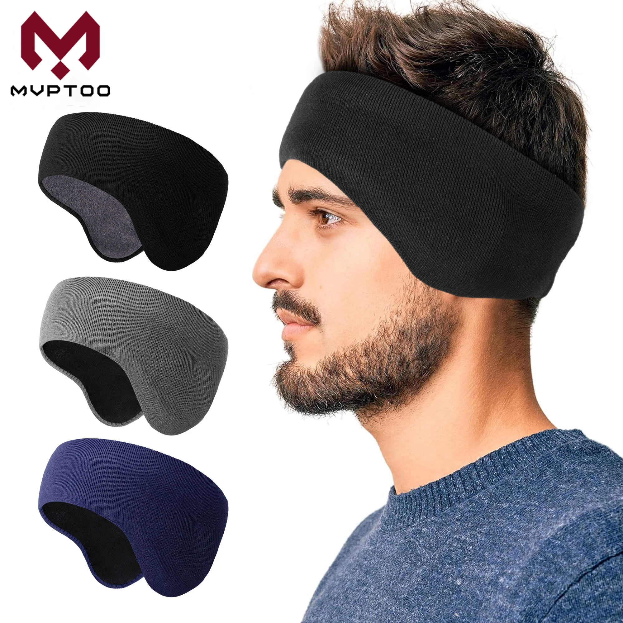 Diadema térmica antiviento doble capa – Tubular running outdoor Deportes