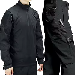 Uniforme táctico de combate exterior – camiseta y cargo hombre