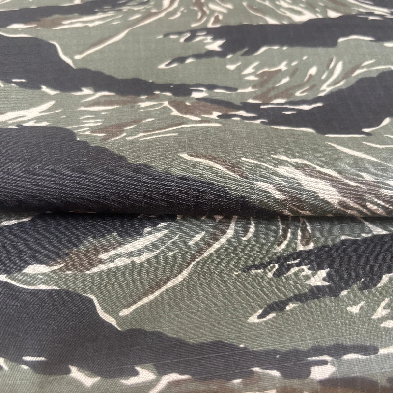 Tela Ripstop Tiger Stripe Camuflaje Militar - DIY Uniforme Táctico - imagen 3
