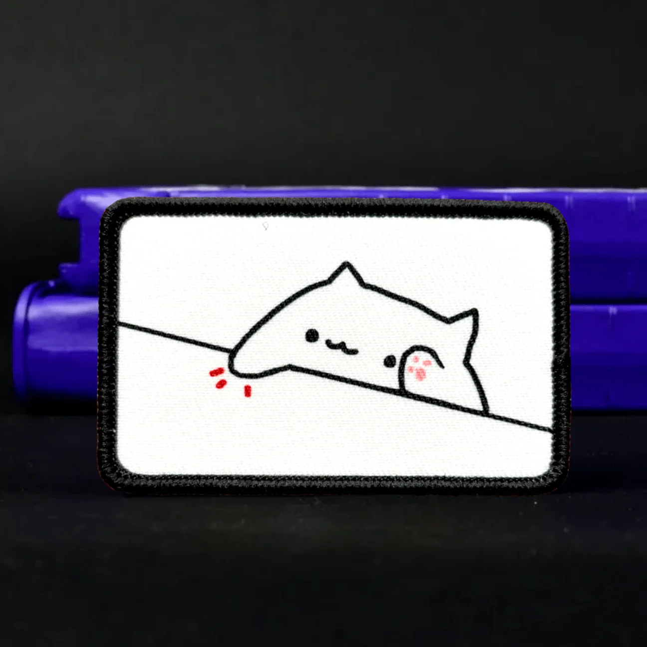 Parche Bongo Fat Cat variante de diseño 1