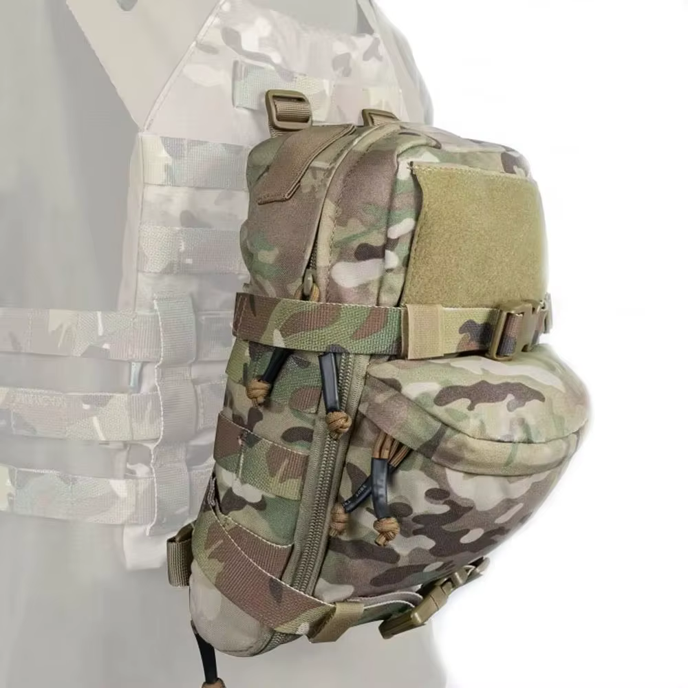 Chaleco táctico MOLLE JPC con bolsa de hidratación para caza - imagen 5