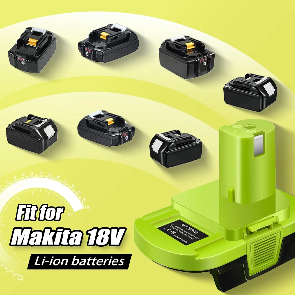 Adaptador de batería Makita 18V a Ryobi con USB MT20RNL - imagen 4
