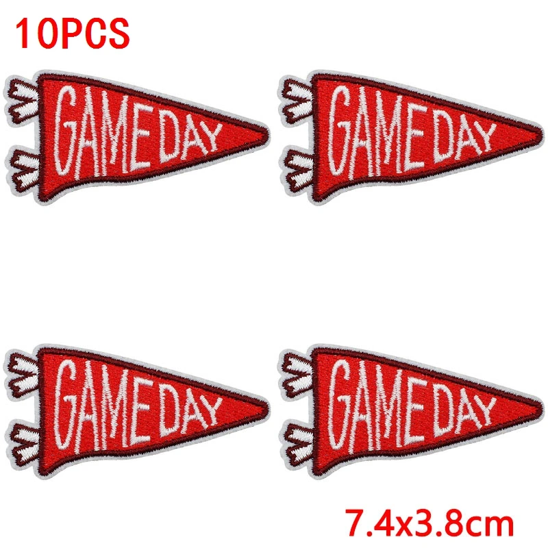 Parche táctico termoadhesivo bordado estrella corazón lazo lentejuelas - imagen 5