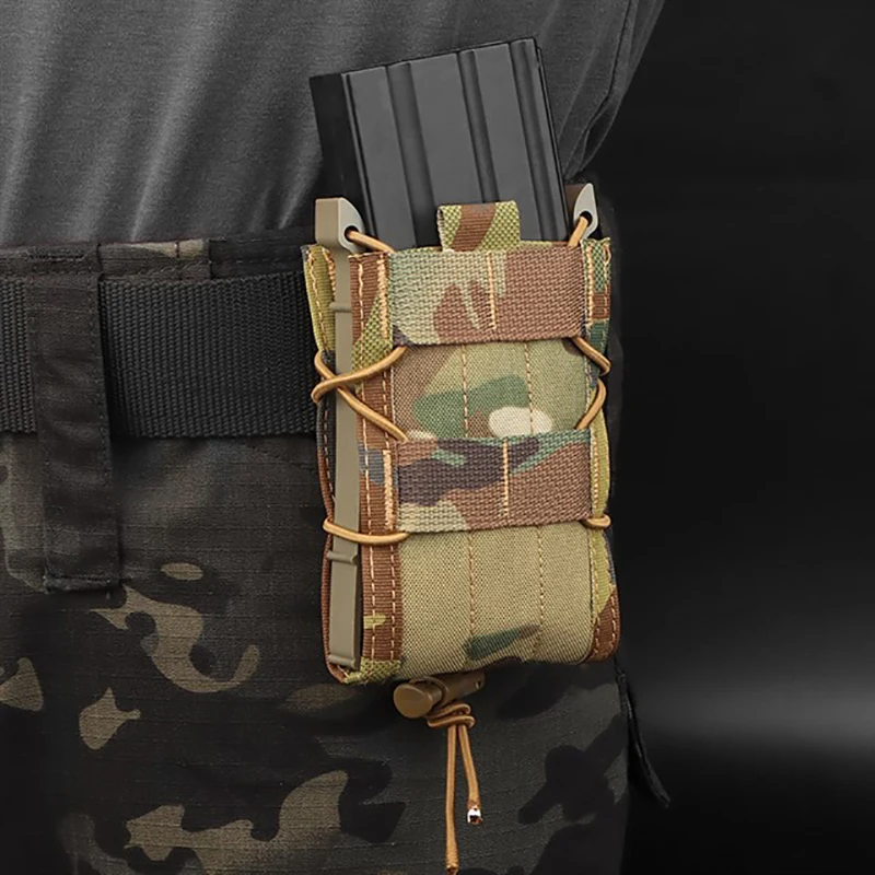 Funda portacargadores MOLLE individual para cinturón táctico de rifle - imagen 4