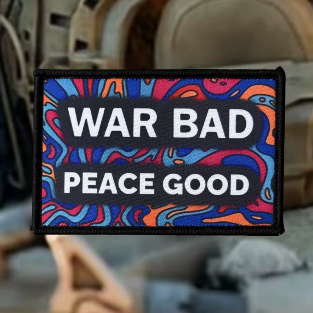 War Bad Tobs Parche militar insignia - moral divertida para ropa - imagen 3