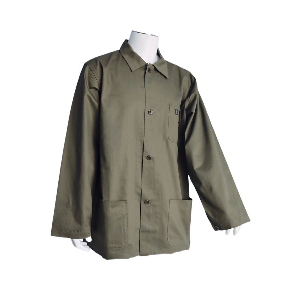 Chaqueta táctica USMC HBT sarga espigada vintage, outdoor