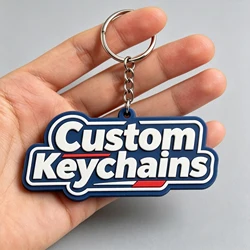 Llavero personalizado doble cara con texto o logotipo – Regalo