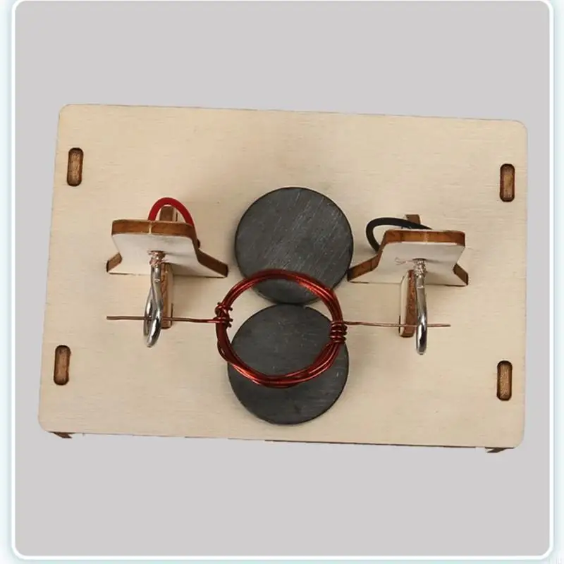 Motor electromagnético de demostración con base de madera - imagen 5