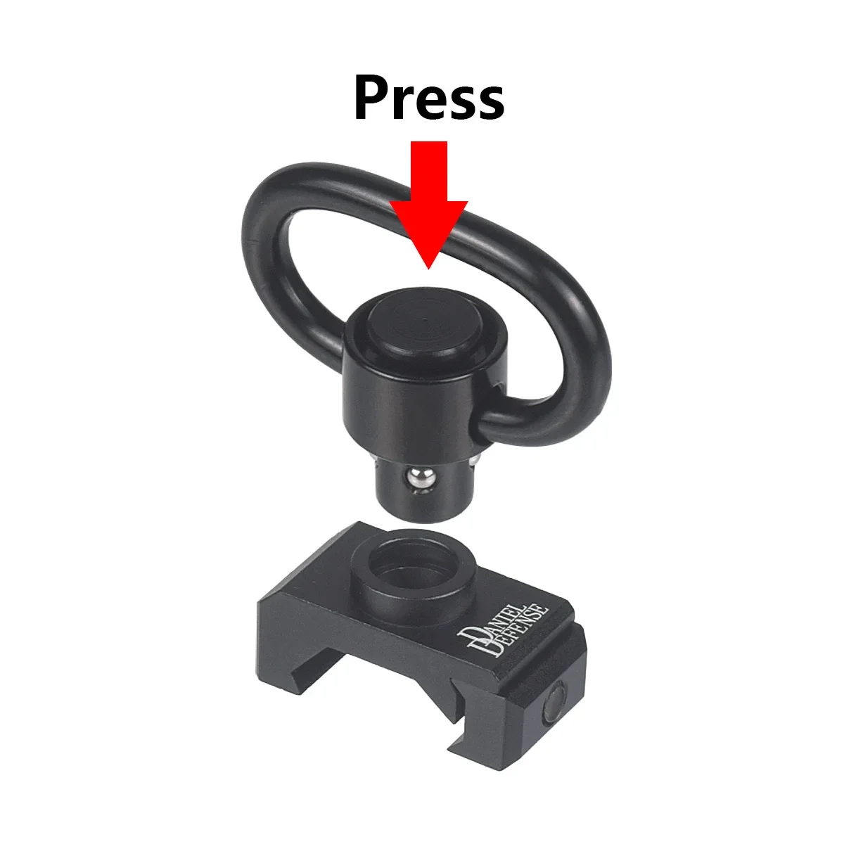 CNC Montura táctica AR15 QD para riel Picatinny 20 mm - imagen 2