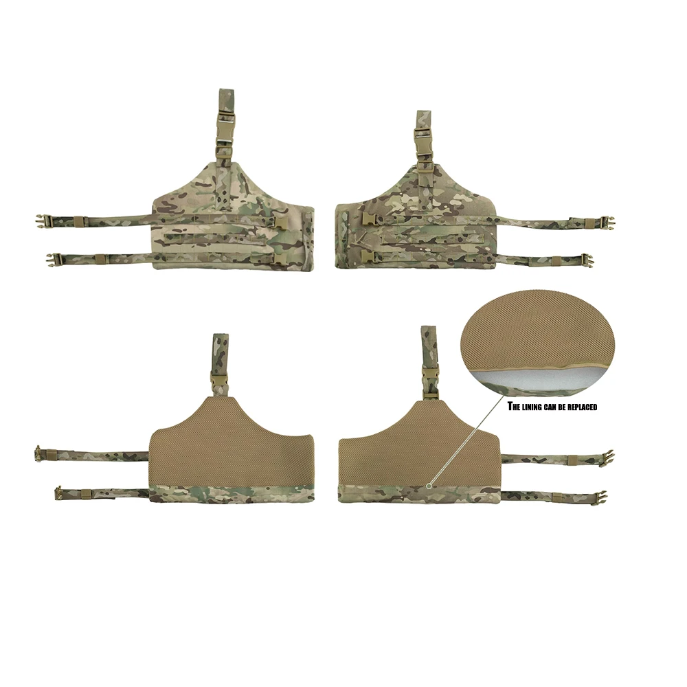 Nuevo montaje equipo táctico piernas tablero correas accesorios MOLLE - imagen 4
