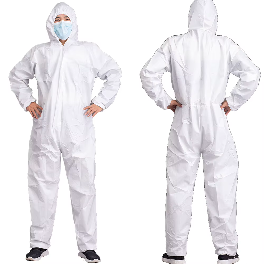 Mono desechable impermeable resistente al aceite – Protección laboral - imagen 4