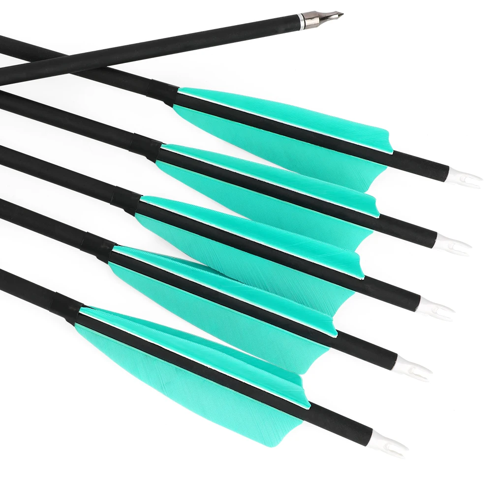 Flechas de carbono caza 28 pulgadas – Puntas intercambiables