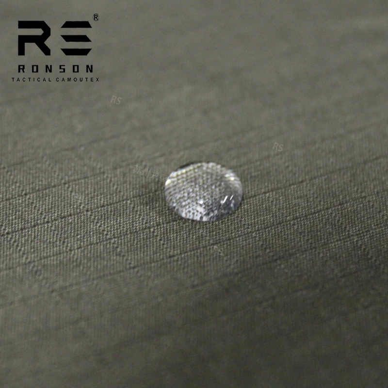 Tejido NYCO ripstop para uniforme táctico en verde militar sólido - imagen 4