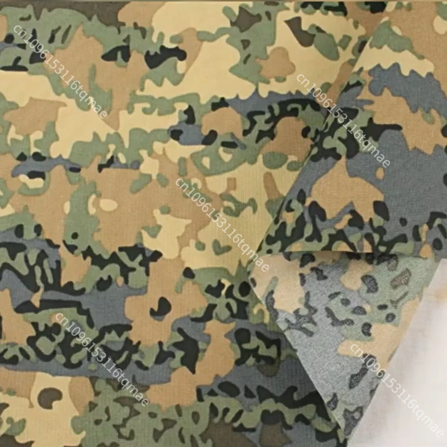 Camuflaje austríaco selva-desierto, tela Oxford nylon anti-IR PU - imagen 2