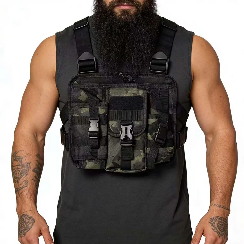 Bolsa táctica multifuncional para aire libre, correr y senderismo - imagen 2