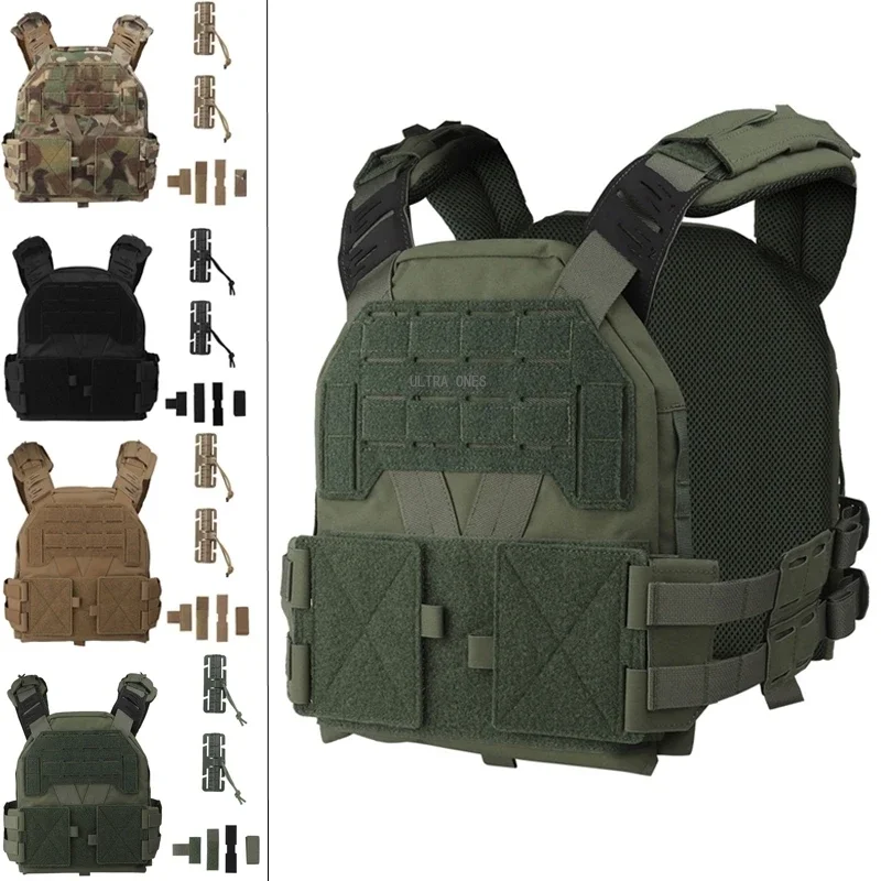 Chaleco antibalas táctico MOLLE rápido ajustable para airsoft - imagen 5