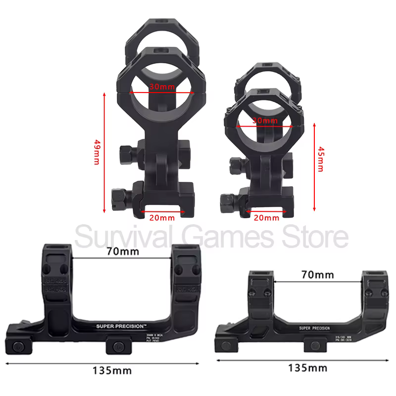 Geissele montaje cantilever Picatinny con anillos QD para mira óptica - imagen 5