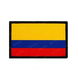 Parche bordado brazalete bandera colombiana para mochila táctica