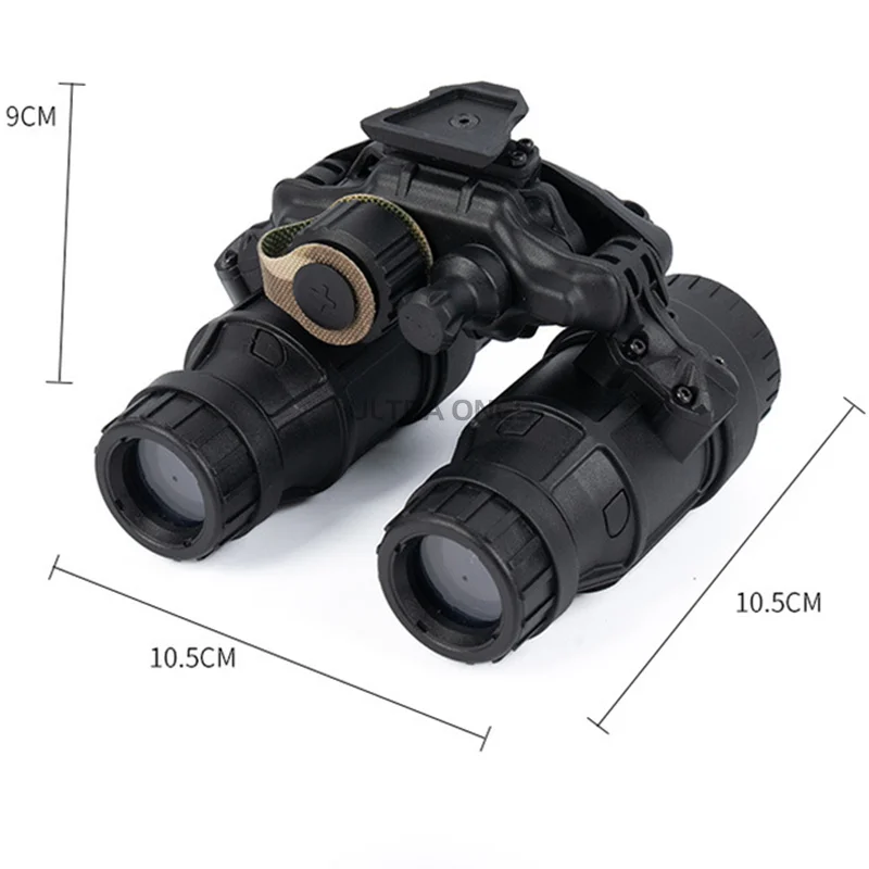 Gafas visión nocturna doble tubo DTNVS plegables para airsoft - imagen 3