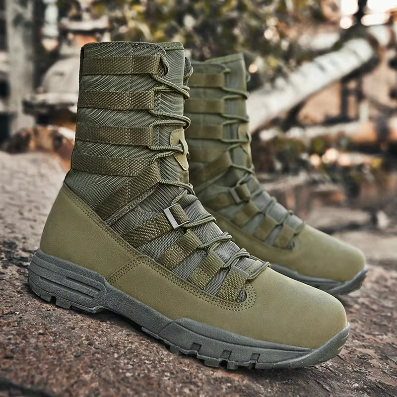 Botas tácticas impermeables todoterreno camuflaje desierto outdoor - imagen 3