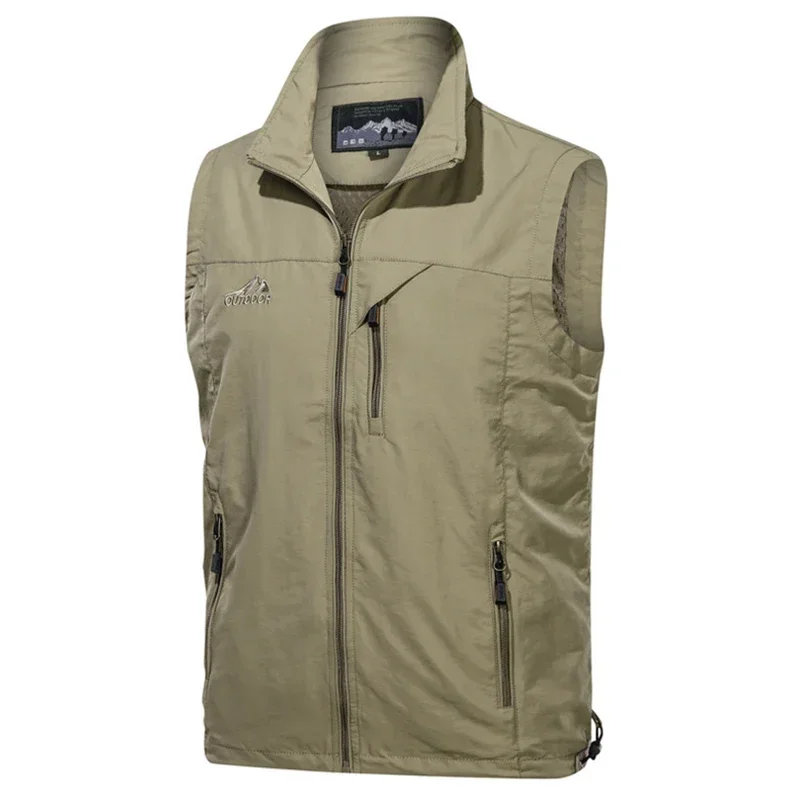 Chaleco impermeable transpirable con bolsillos para senderismo trabajo - imagen 5
