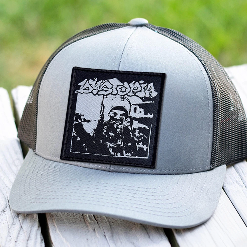 Parche táctico velcro Morale Dystopia Punk Rock para mochila y casco - imagen 3