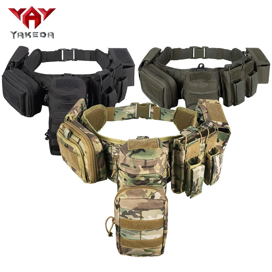 YAKEDA cinturón MOLLE camuflaje multifuncional para cintura táctica - imagen 5