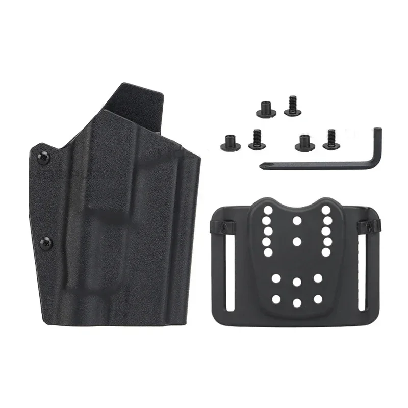 Funda táctica Kydex Glock con liberación rápida y para linterna - imagen 5