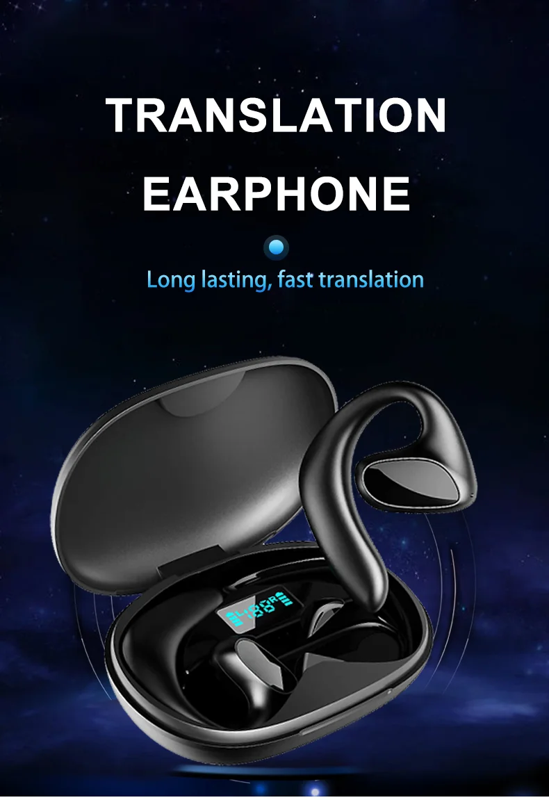 Auriculares M8 en uso
