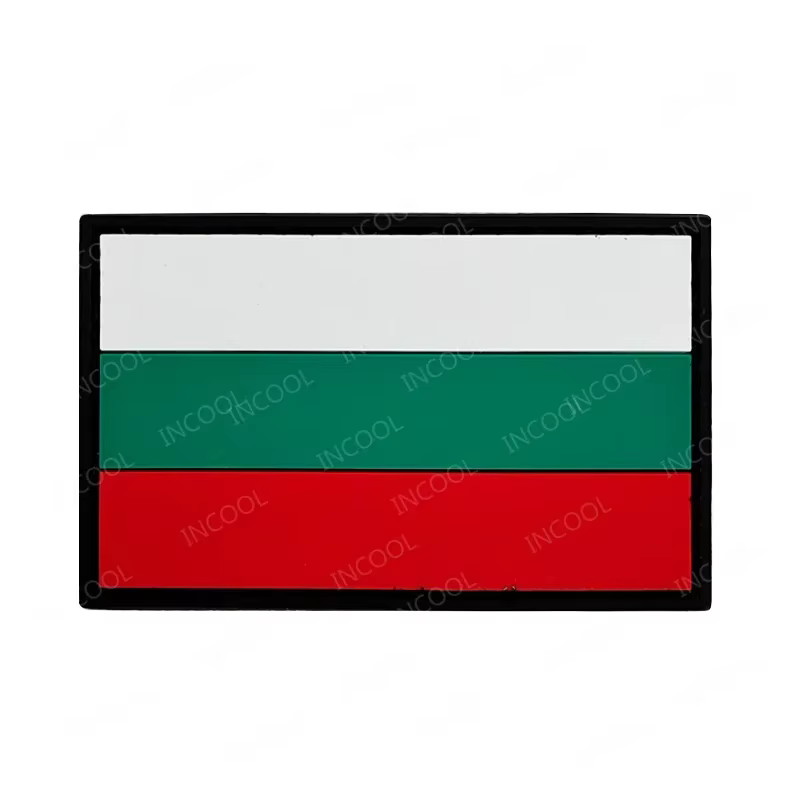 Parche táctico PVC bandera Bulgaria – Para mochila o chaqueta