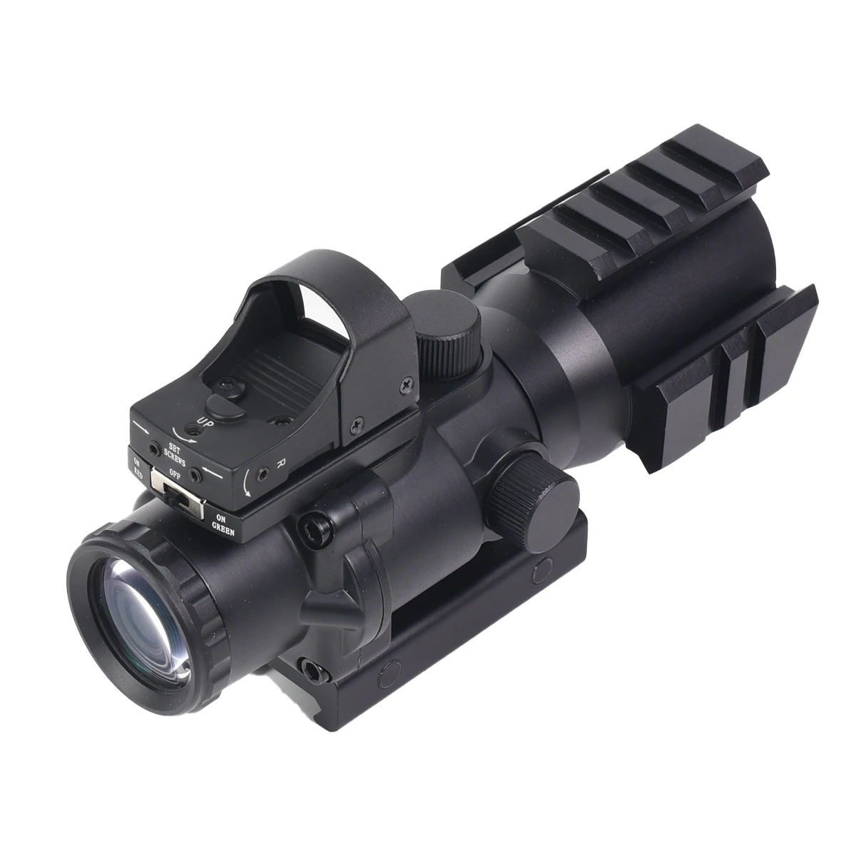 Visor Colimador 4x32 con Punto Rojo – Combo Óptico para Airsoft y Caza - imagen 3