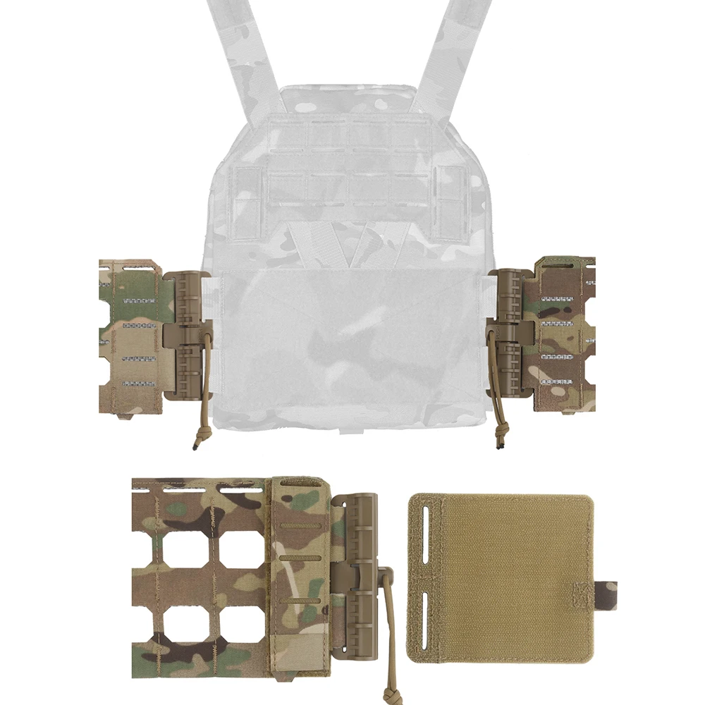 Chaleco táctico Serie K para caza ligero MOLLE con liberación rápida - imagen 3