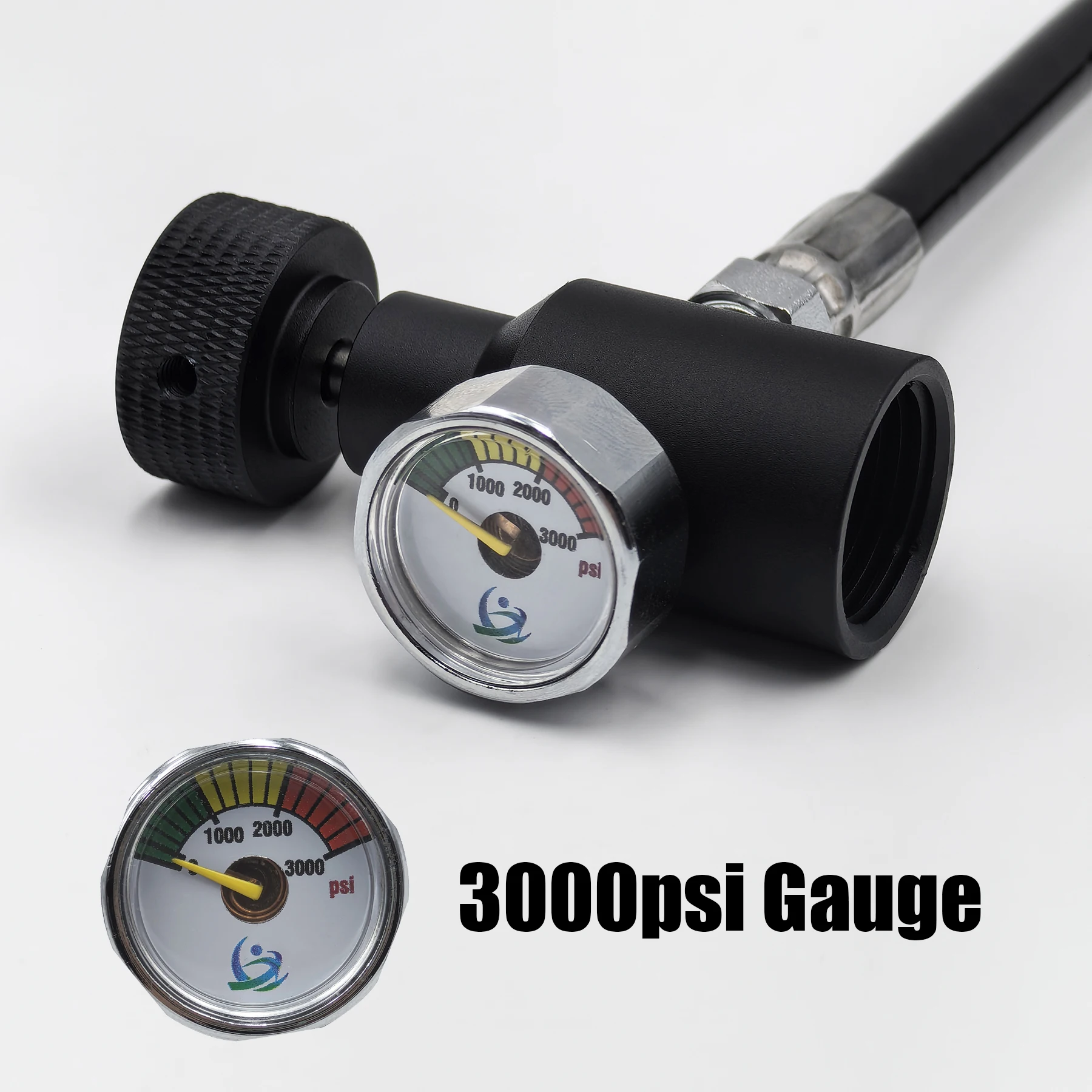 HPA Manguera remota 2,5m 3000PSI desconexión rápida 8mm - imagen 5