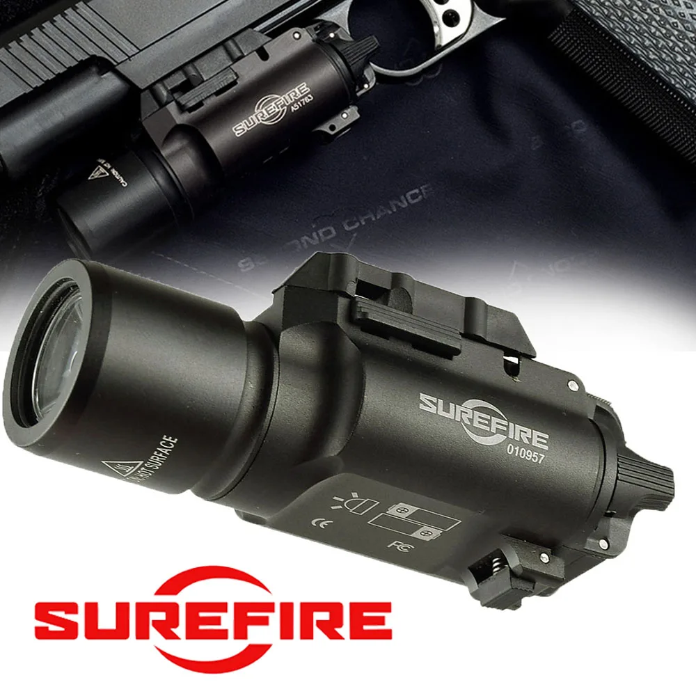 SureFire X300U Linterna Táctica Pistola Metal Picatinny 20mm - imagen 5