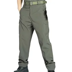 Pantalones tácticos cargo camuflaje multibolsillos impermeables