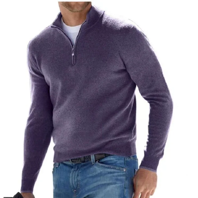 Jersey táctico ligero cuello en V con cremallera para hombre - imagen 3