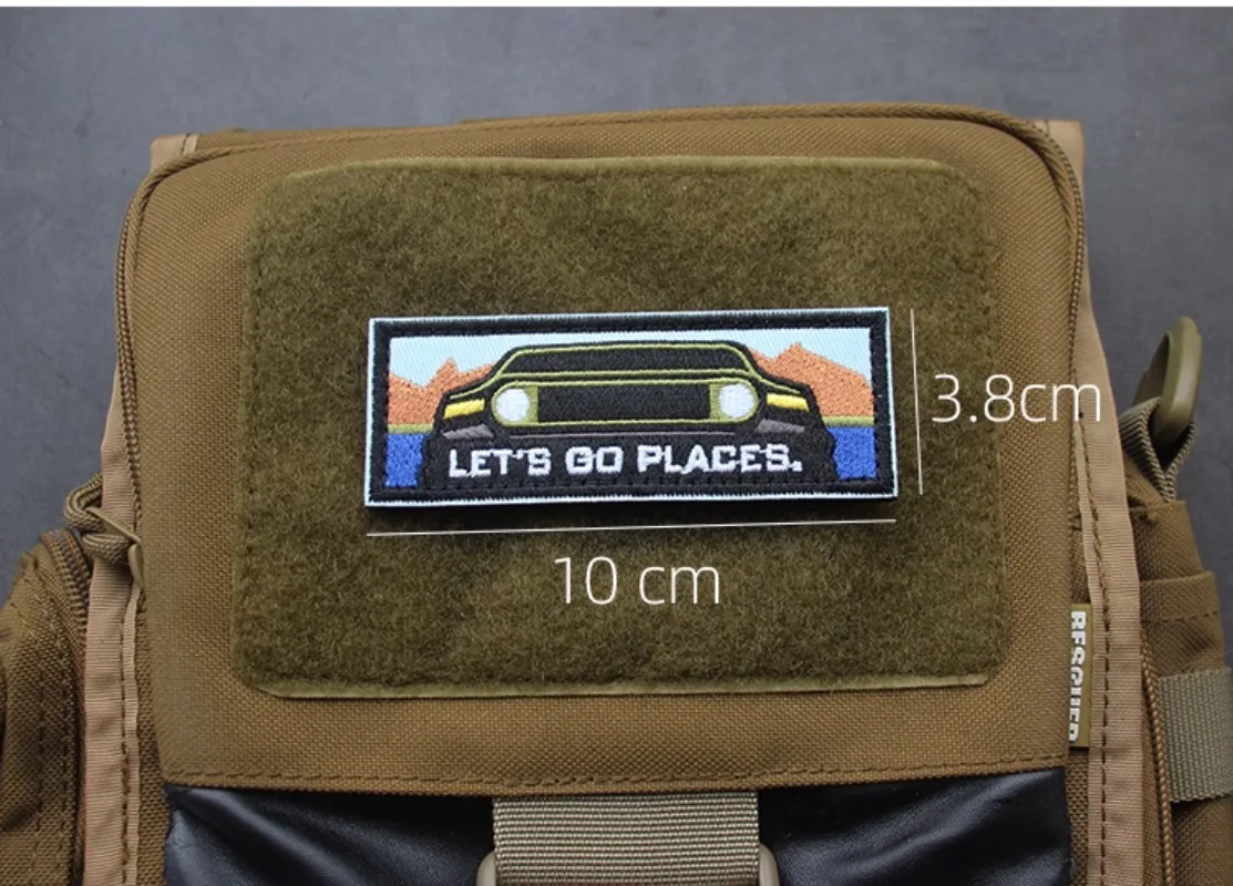 Parche MOLLE hook bordado para chaleco y mochila táctico - imagen 5