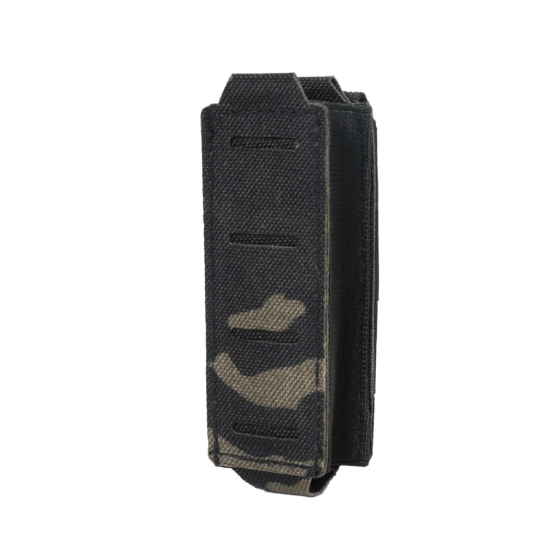 Funda MOLLE táctica para cargador con bolsillo cuchillo y linterna