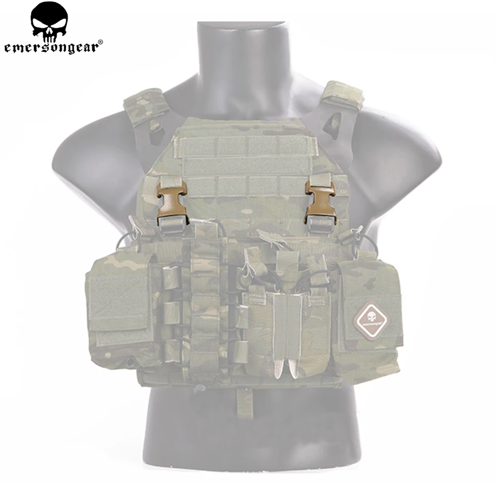 EMERSONGEAR Kit aparejo pecho MOLLE multicam para chaleco - imagen 3