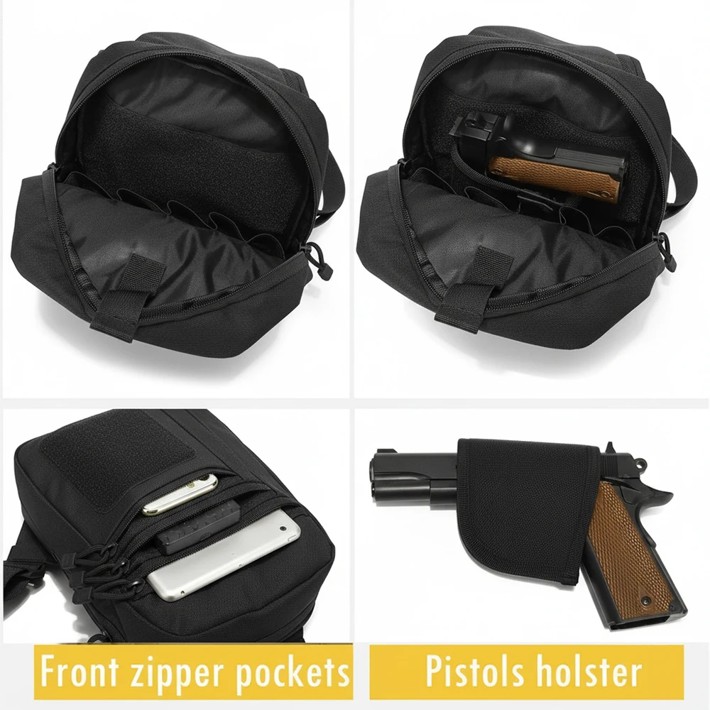 Bandolera CCW para pistola oculta con funda y cargador - imagen 5