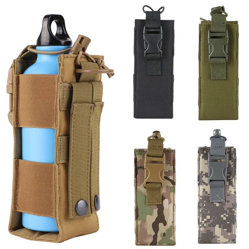 Funda MOLLE para cantimplora – bolsa outdoor EDC senderismo compacta