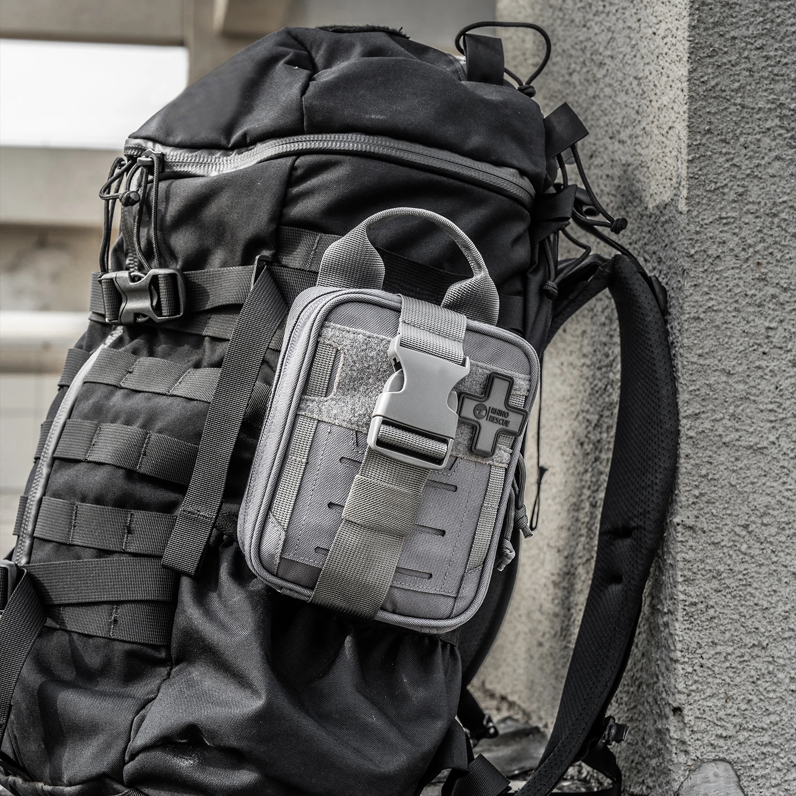 RHINO RESCUE EDC IFAK Kit primeros auxilios Molle con torniquete