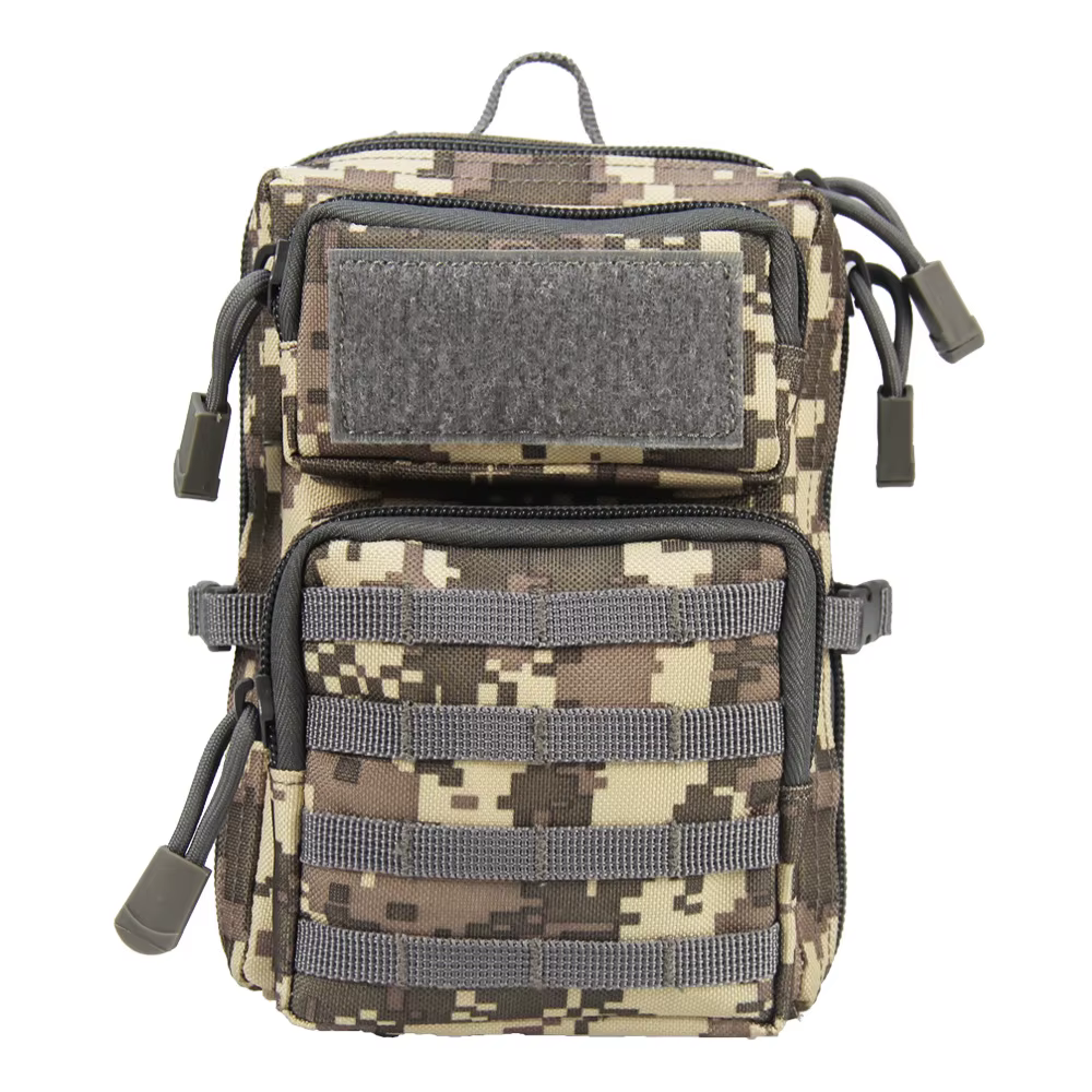 Bolsa táctica chest pack caza – Compacta con compartimentos para móvil y dispositivos - imagen 2