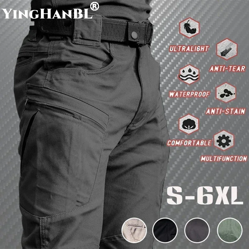 Pantalones tácticos cargo secado rápido transpirables hombre - imagen 5