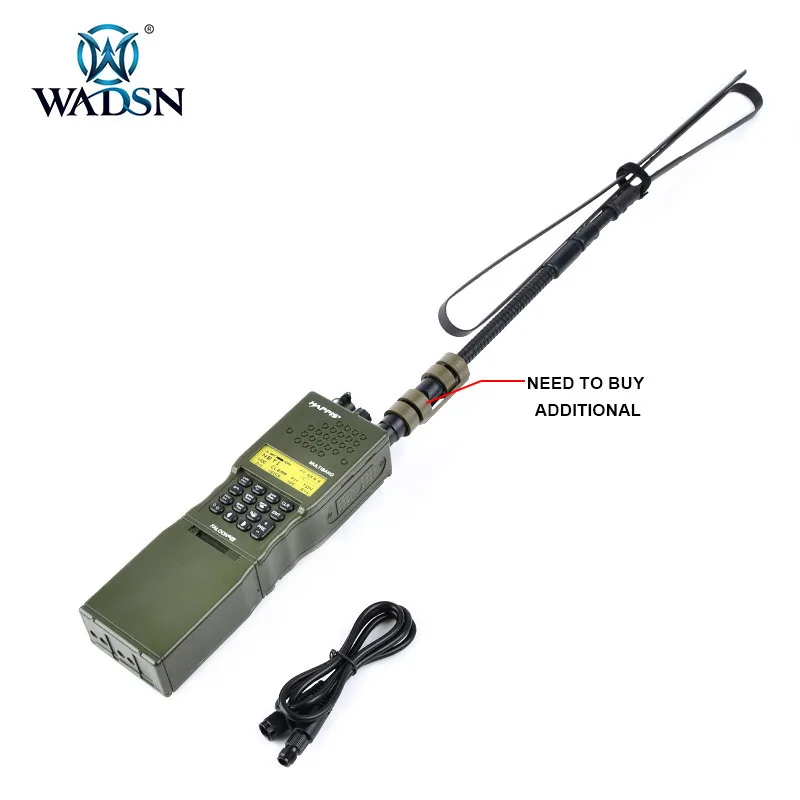 WADSN funda táctica para radio militar simulada con antena e interfono - imagen 2